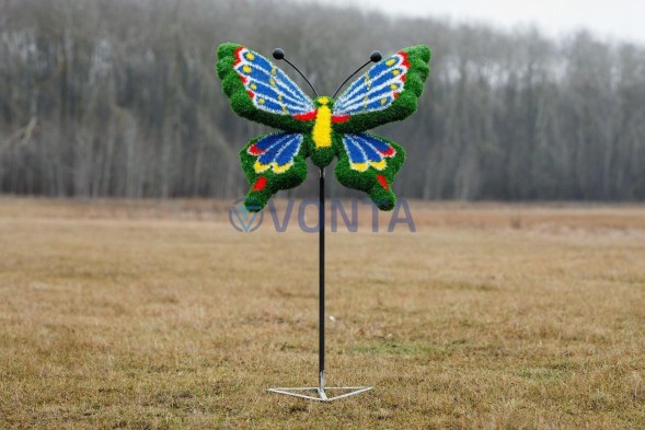 Топиари бабочка на стойке — газон Eco