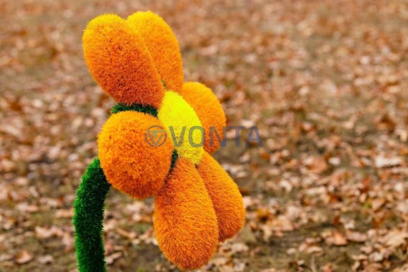 Топиари композиция цветы, 4 шт, h=110 см — газон Eco + Deluxe