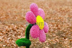 Топиари композиция цветы, 4 шт, h=110 см — газон Eco + Deluxe