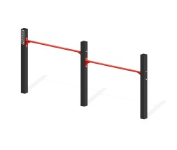Перекладины стационарные разноуровневые «Подтягивание из виса лежа на низкой перекладине», СО-10Г