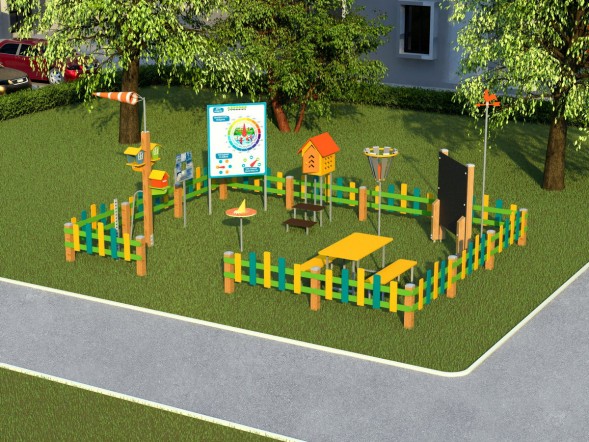 Метеоплощадка с ограждением «Макси», 337.00.03