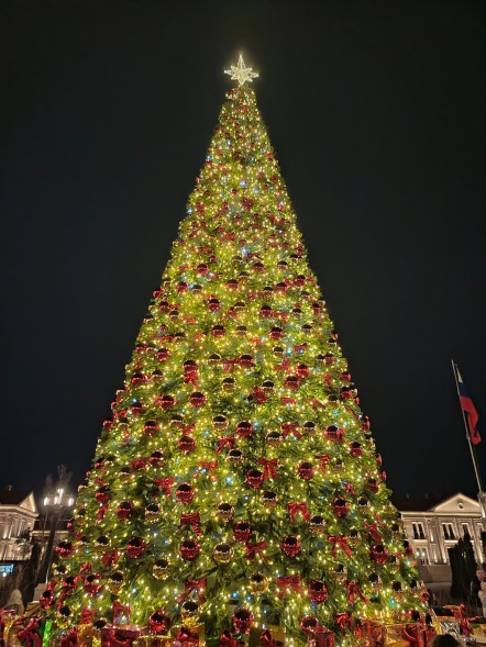 Ель каркасная «Светодинамическая Уральская» - 8 м