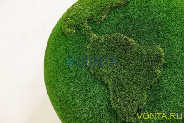 Топиари земной шар, средний — газон Eco