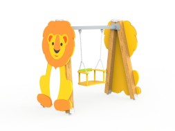 Качели на брусе «Лев»