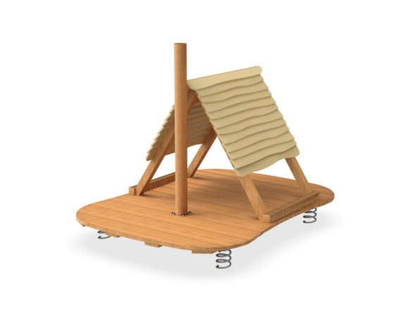 Качалка на пружине «Плот»