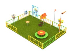 Метеоплощадка с ограждением «Стандарт», 337.00.02