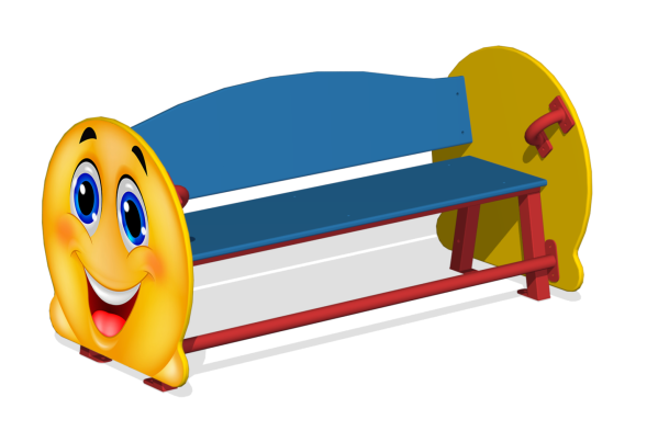 Лавочка детская “Колобок”, МФ-32.5Х