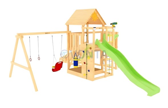 Детская площадка IgraGrad Крафт Pro 1 с зимней горкой