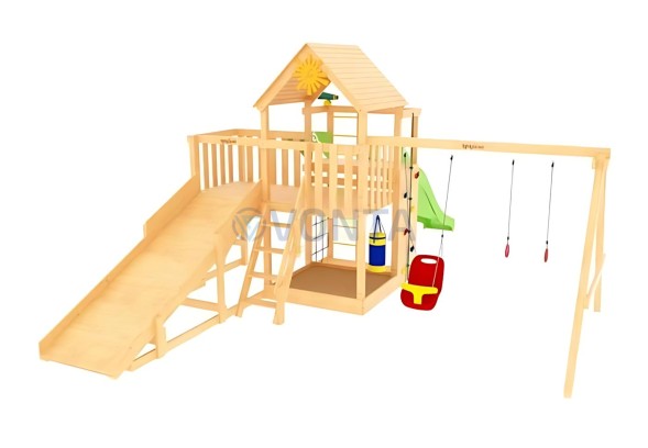 Детская площадка IgraGrad Крафт Pro 1 с зимней горкой