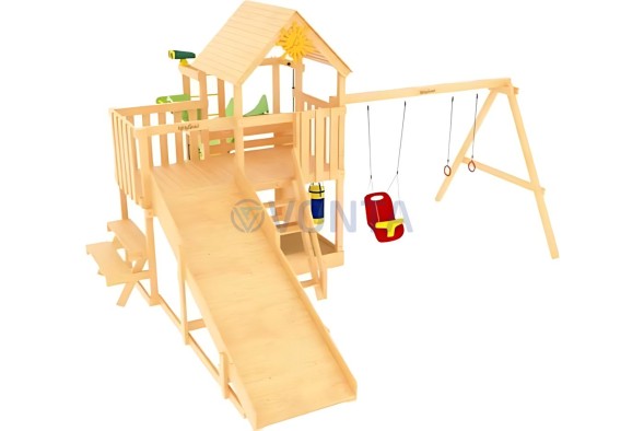 Детская площадка IgraGrad Крафт Pro 1 с зимней горкой