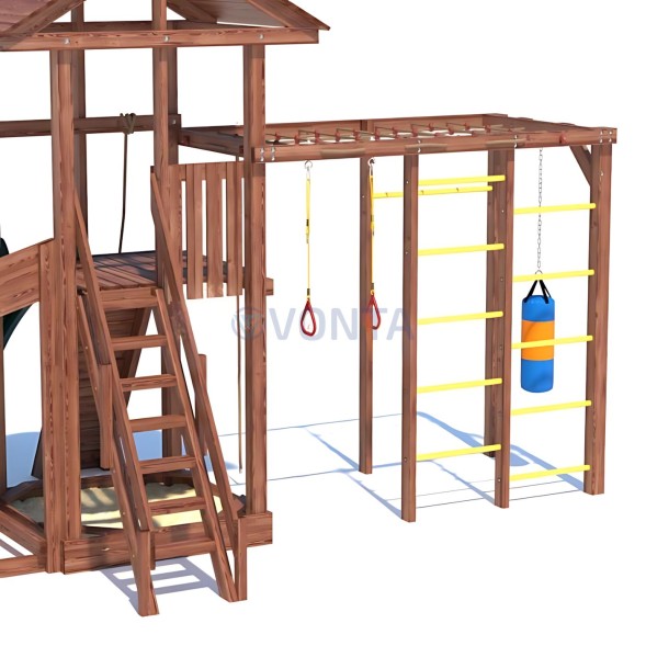 Детская площадка CustWood All-Season 4 (круглый год)