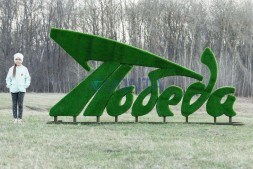 Топиари стела Победа — газон Eco +