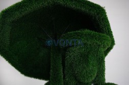 Топиари дама с зонтом, h=180 см — газон Eco