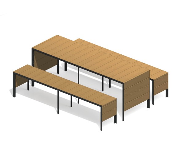 Стол со скамьями “Сити”, ПМ-06.1