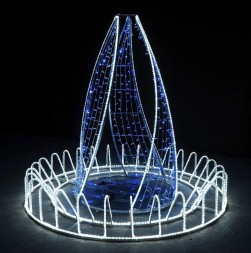 Световой фонтан №5 "Пламя"