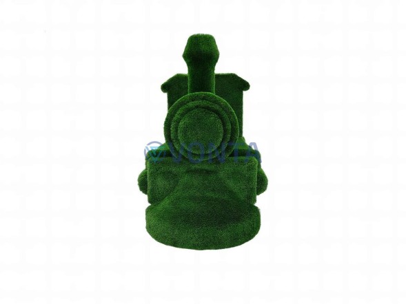 Топиари паровозик — газон Deluxe