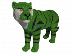 Топиари тигр мама, h=100 см — газон Eco