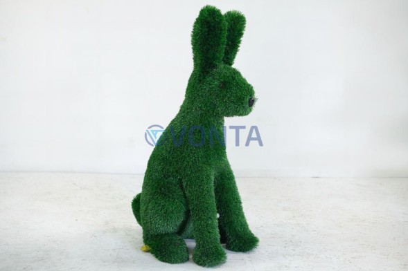 Топиари заяц Мила, h=105см – газон Deluxe Green