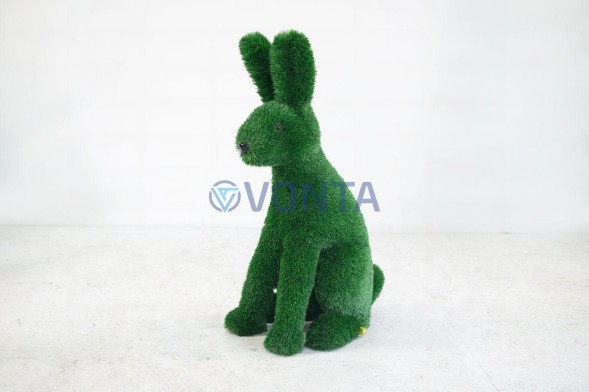 Топиари заяц Мила, h=105см – газон Deluxe Green