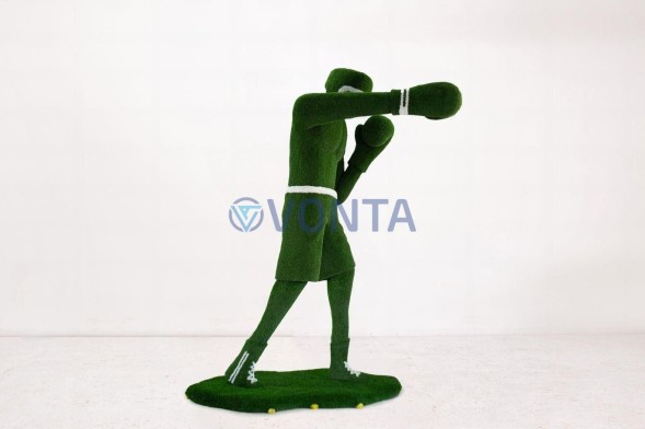 Топиари боксер Паша, h=350 см- газон Eco