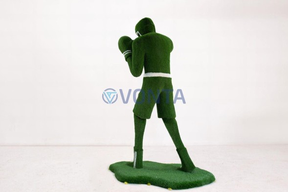 Топиари боксер Паша, h=350 см- газон Eco