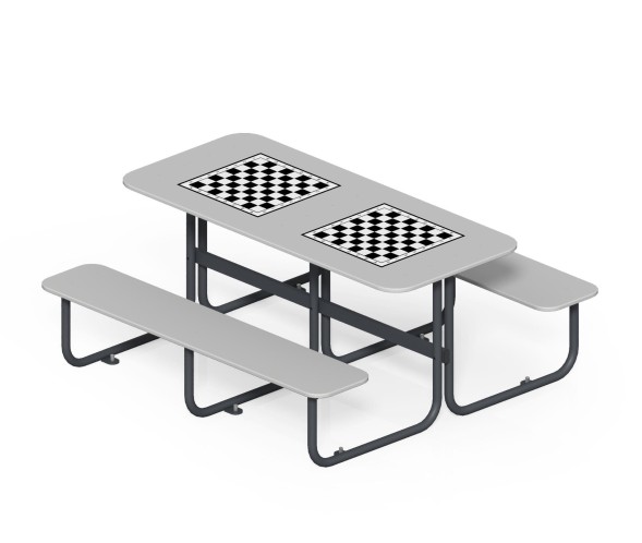 Стол со скамьями “Шахматы”, МФ-10.10