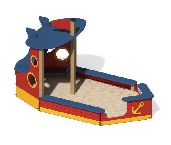 Песочница “Кораблик с рубкой”, ПС-28