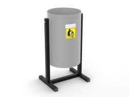 Урна круглая поворотная, 150.01