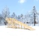 Зимняя горка IgraGrad Snow Fox скат 10 м без окраски