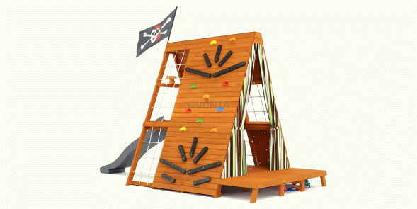 Спортивный домик Савушка База-3