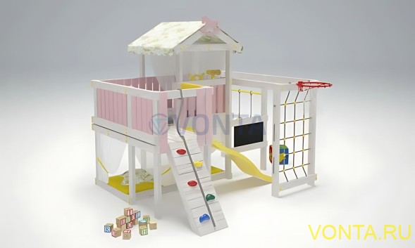 Игровой комплекс Савушка Baby 8 розовый