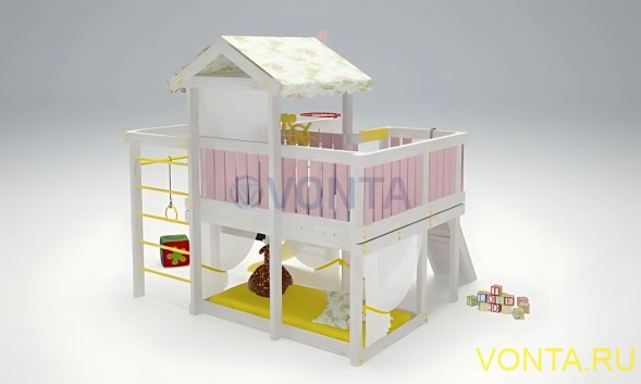 Игровой комплекс Савушка Baby 8 розовый