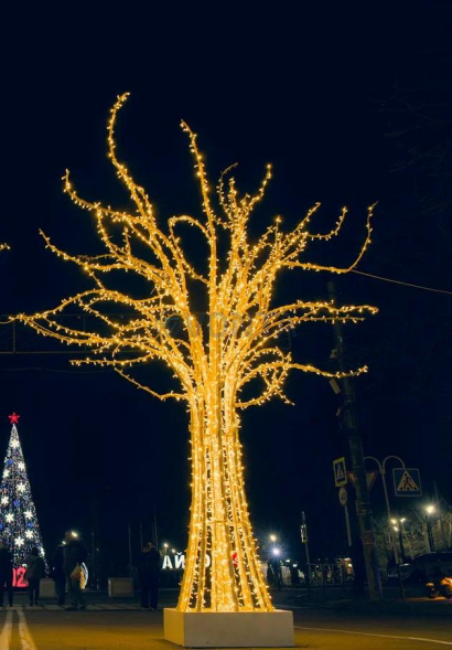 Светодиодное Дерево №1 450 см., (SR156)