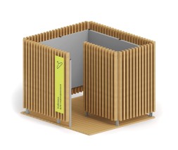 Кабинка для переодевания “Пляж”, ПМ-32