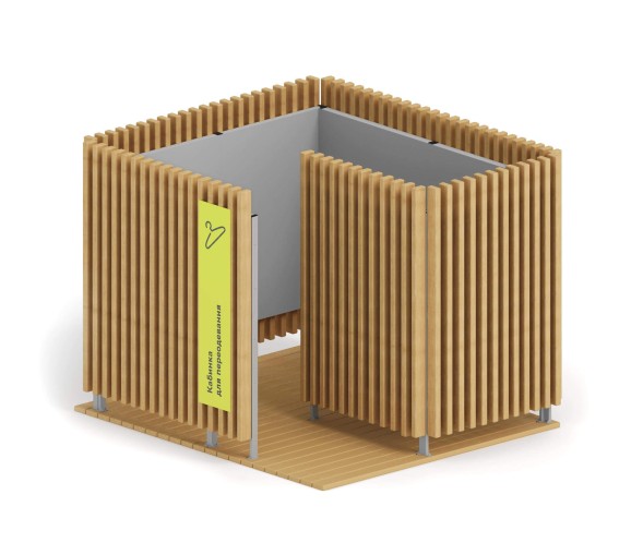 Кабинка для переодевания “Пляж”, ПМ-32