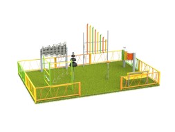 Музыкальная площадка с ограждением «Стандарт», 341.00.02