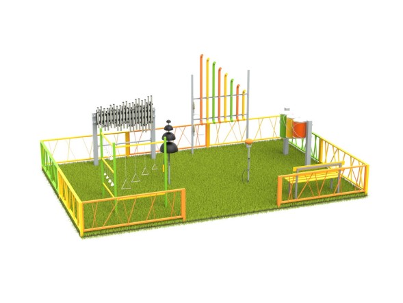 Музыкальная площадка с ограждением «Стандарт», 341.00.02