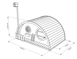Детский игровой домик Hobbit external