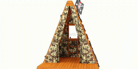 Спортивный домик Савушка База-3 (Милитари)