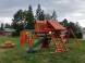 Деревянная детская площадка для дачи Igragrad Крепость Фани Deluxe