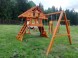 Деревянная детская площадка для дачи Igragrad Крепость Фани Deluxe