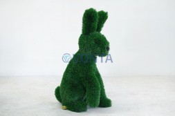 Топиари заяц Трини, h=80 см — газон Deluxe Green