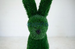 Топиари заяц Трини, h=80 см — газон Deluxe Green
