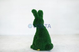 Топиари заяц Трини, h=80 см — газон Deluxe Green