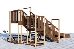 Зимняя горка Snow Crystal 1