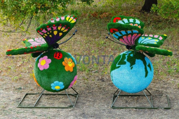 Топиари бабочка Полетта, 1 шт — газон Eco