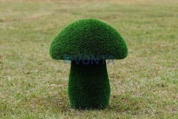 Топиари гриб белый, h=70 см — газон Deluxe