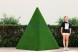 Топиари пирамида, зеленая, большая — газон Eco
