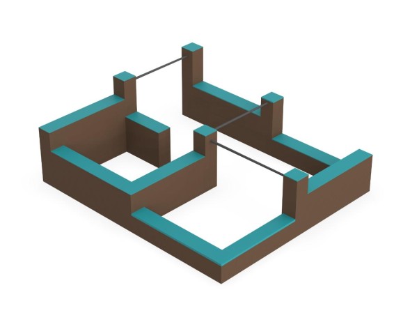 Комплекс для занятия паркуром, 624.01