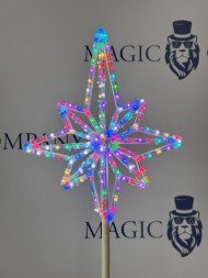 Макушка для уличной ели «Роза ветров» RGB